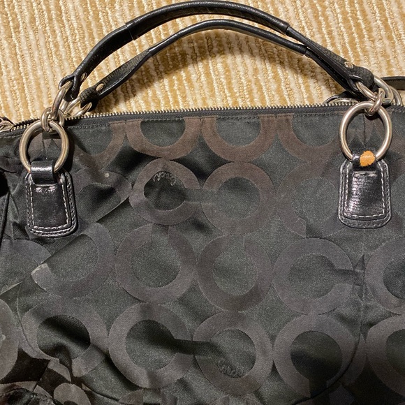 Black Coach purse with strap variation. - Picture 6 of 8
